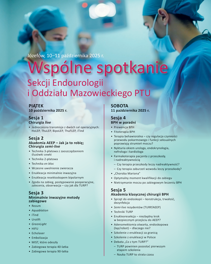SPOTKANIE SEKCJI ENDOUROLOGII